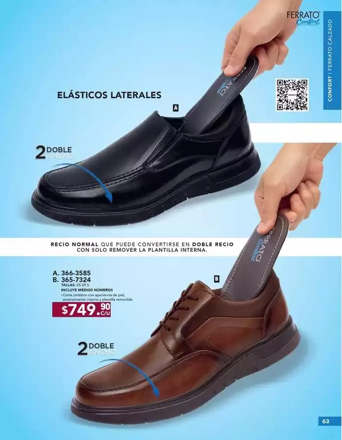 Catálogo de ANDREA | CALZADO CABALLERO 26 de enero al 24 de mayo 2025 - Pagina 63