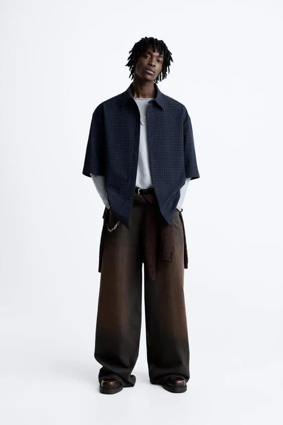 CAMISA OVERSIZE FIT CUADROS