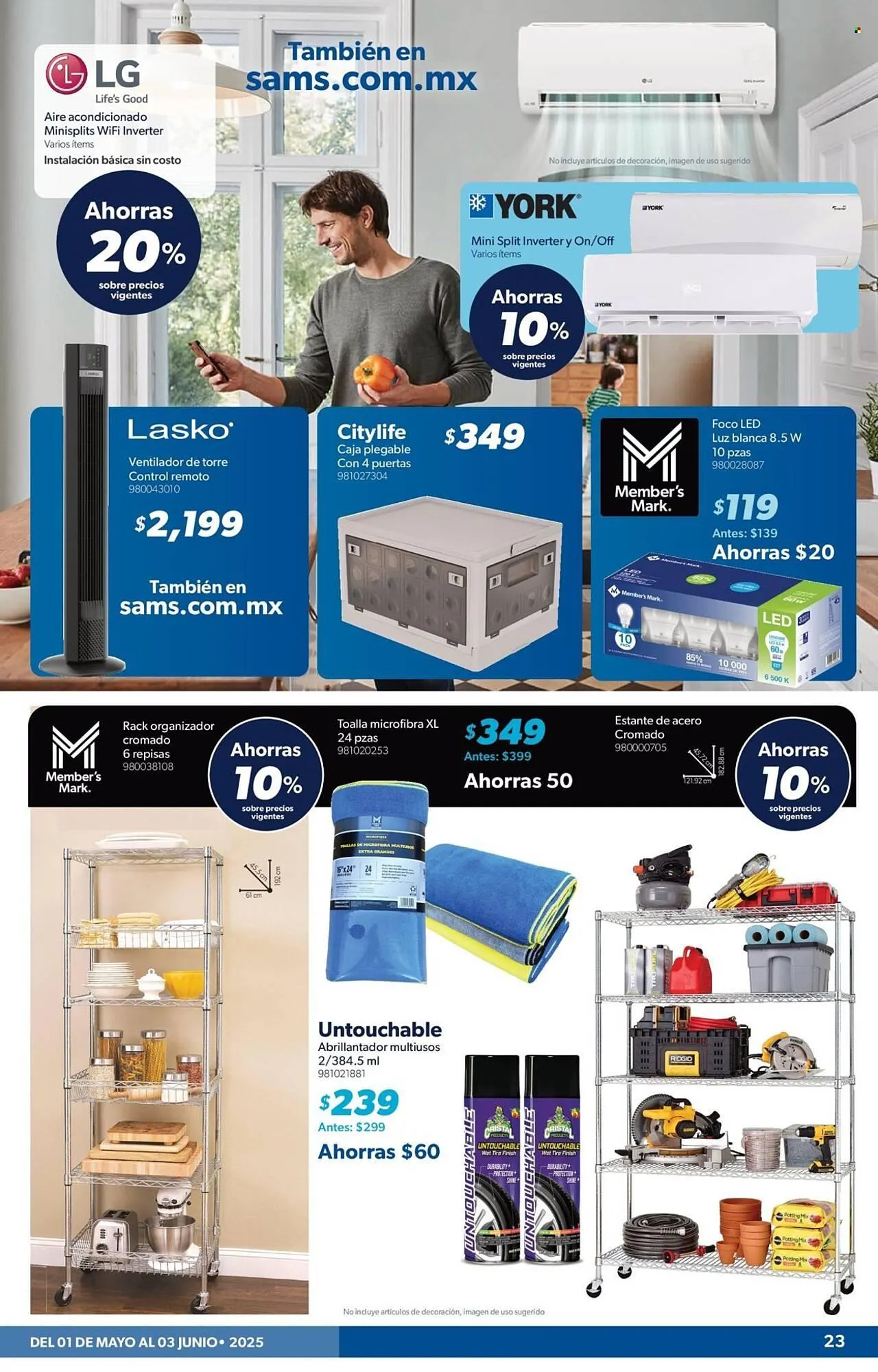Catálogo de Catálogo Sam's Club 1 de mayo al 3 de junio 2025 - Pagina 23