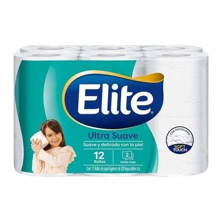 Papel Higiénico Elite Ultra Suave 12 Rollos