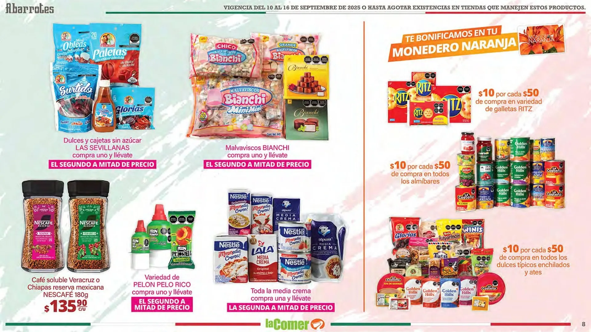 Catálogo de Folleto La Comer 10 de septiembre al 16 de septiembre 2025 - Pagina 8