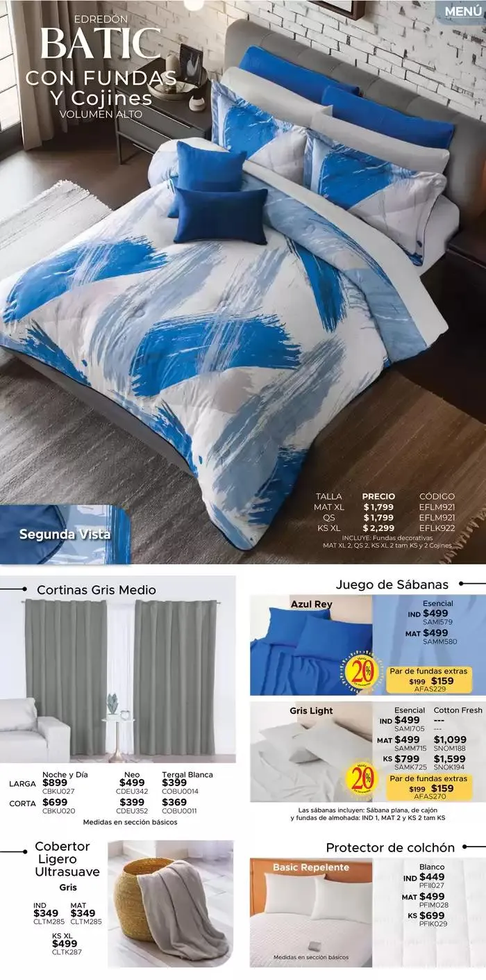 Catálogo de Ofertas Colchas Concord 4 de marzo al 31 de marzo 2025 - Pagina 19