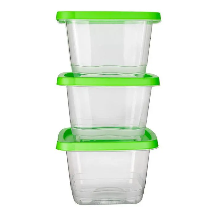 Juego de contenedores de plástico 3 piezas 200-8032 Home Sweet Home