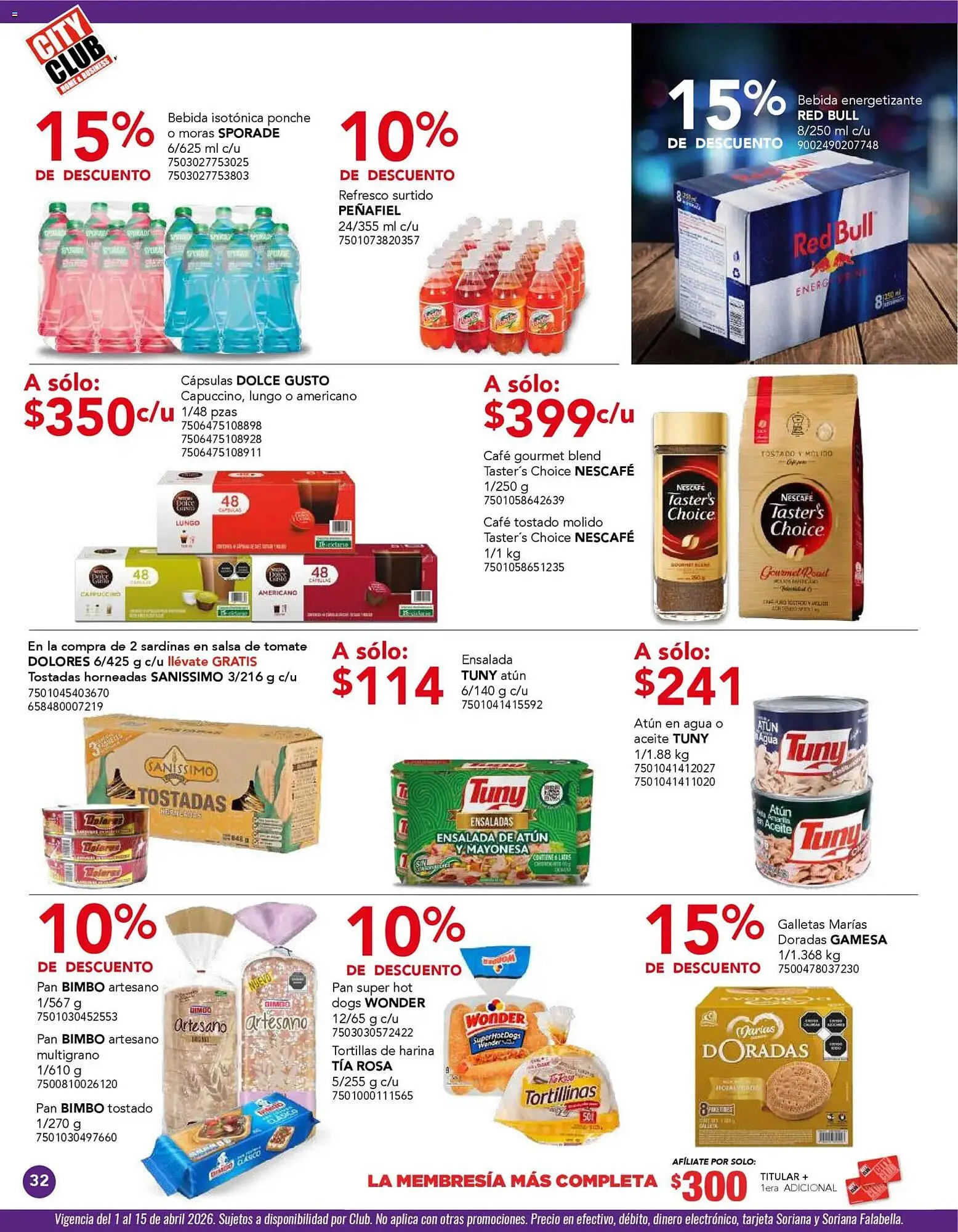 Catálogo de Catálogo City Club 1 de abril al 1 de mayo 2026 - Pagina 32