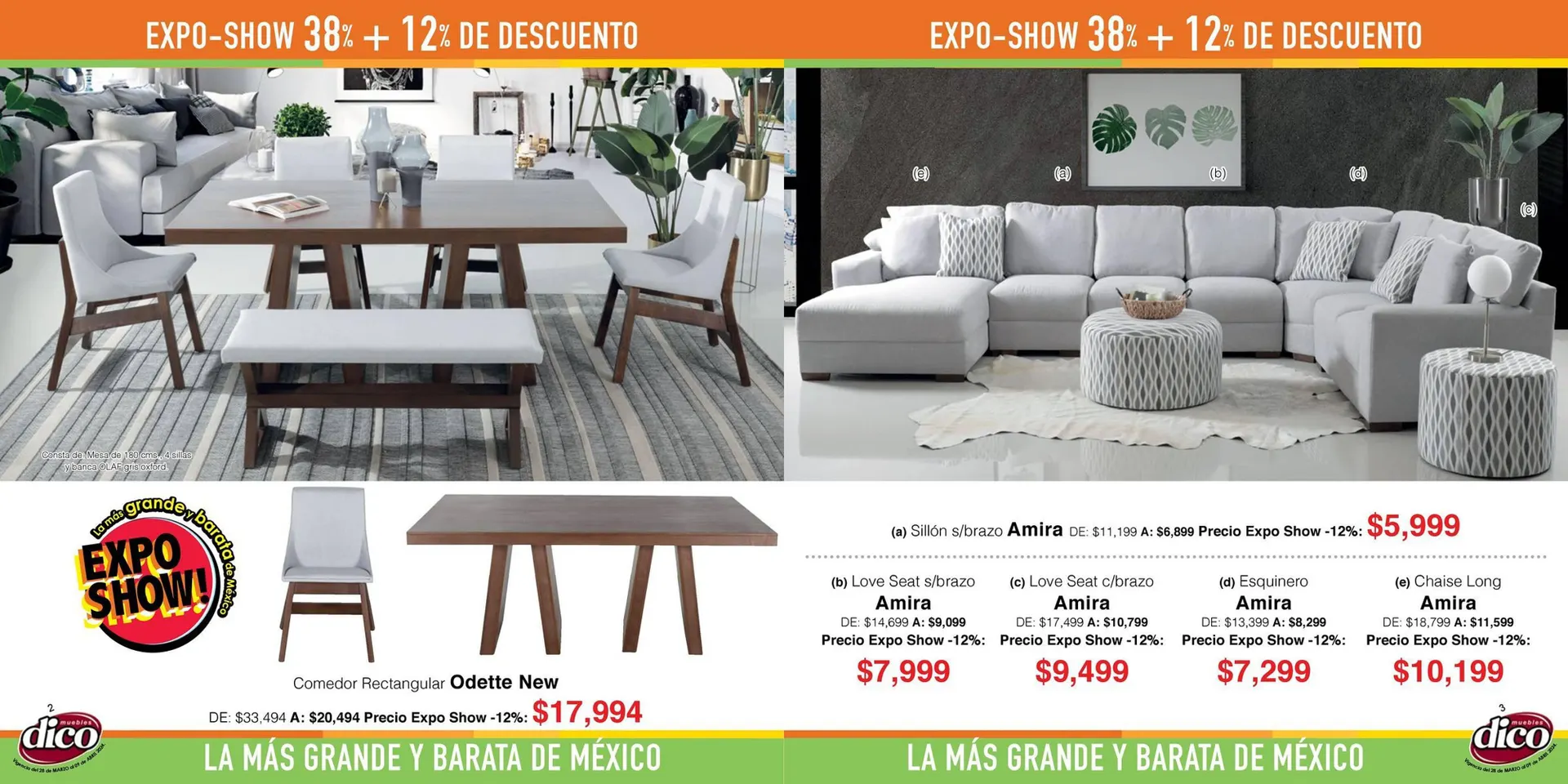 Catálogo de Catálogo Muebles Dico 29 de marzo al 9 de abril 2024 - Pagina 2