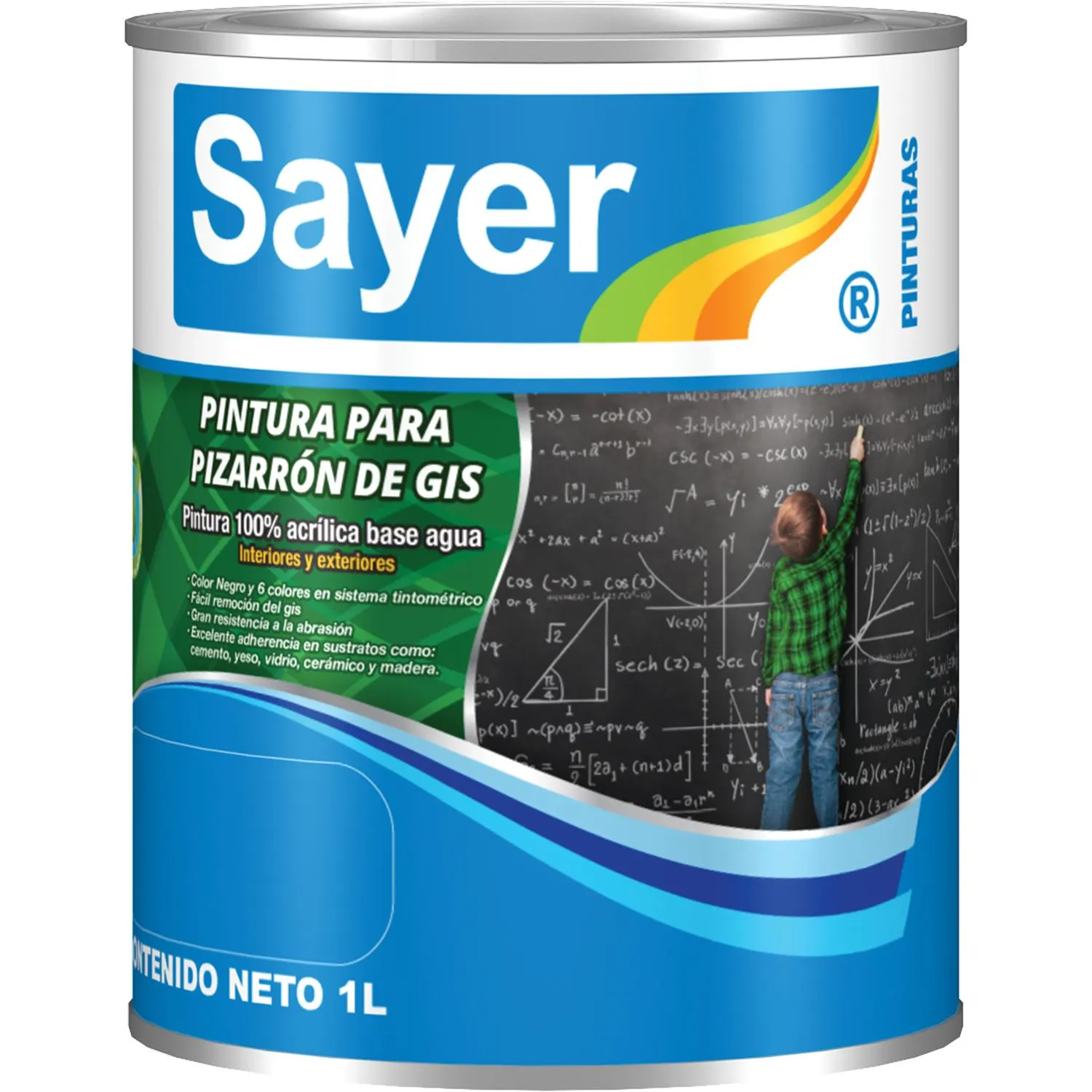 PINTURA PARA PIZARRON DE GIS NEGRO