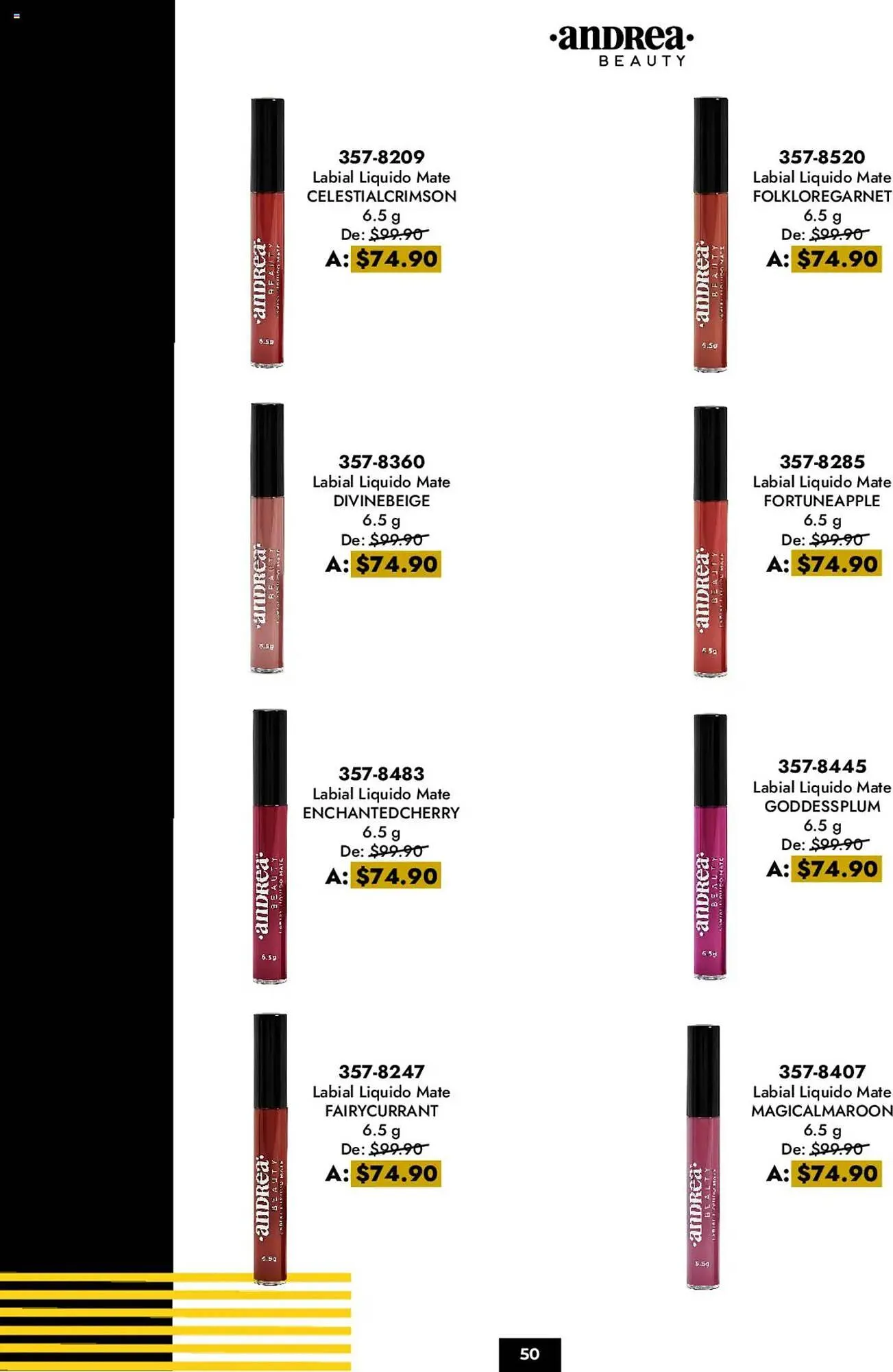 Catálogo de Catálogo Andrea 4 de mayo al 2 de agosto 2025 - Pagina 50