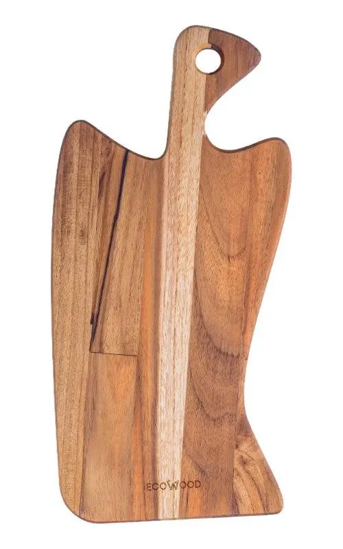 Ecowood Tabla Para Picar Y Servir - Diseño Moderno - Ecofriendly