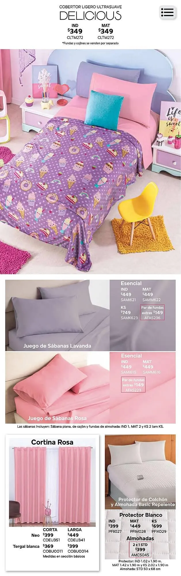 Catálogo de Catálogo Colchas Concord 26 de agosto al 31 de diciembre 2024 - Pagina 344