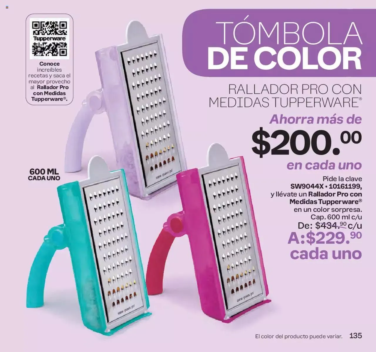 Catálogo de Tupperware catálogo 1 de enero al 21 de enero 2024 - Pagina 135