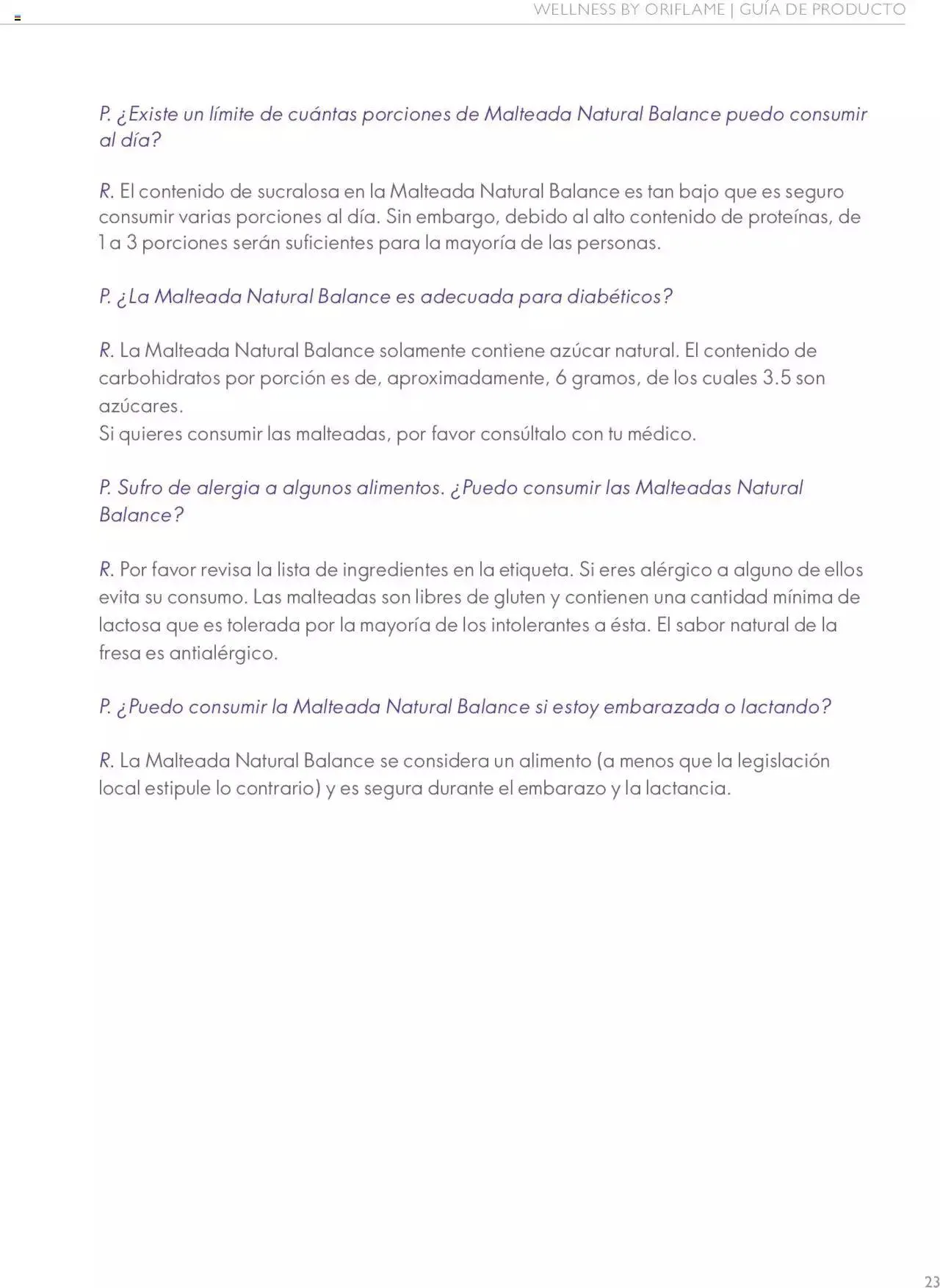 Catálogo de Oriflame - Guía de Producto Wellness 10 de noviembre al 31 de diciembre 2024 - Pagina 23