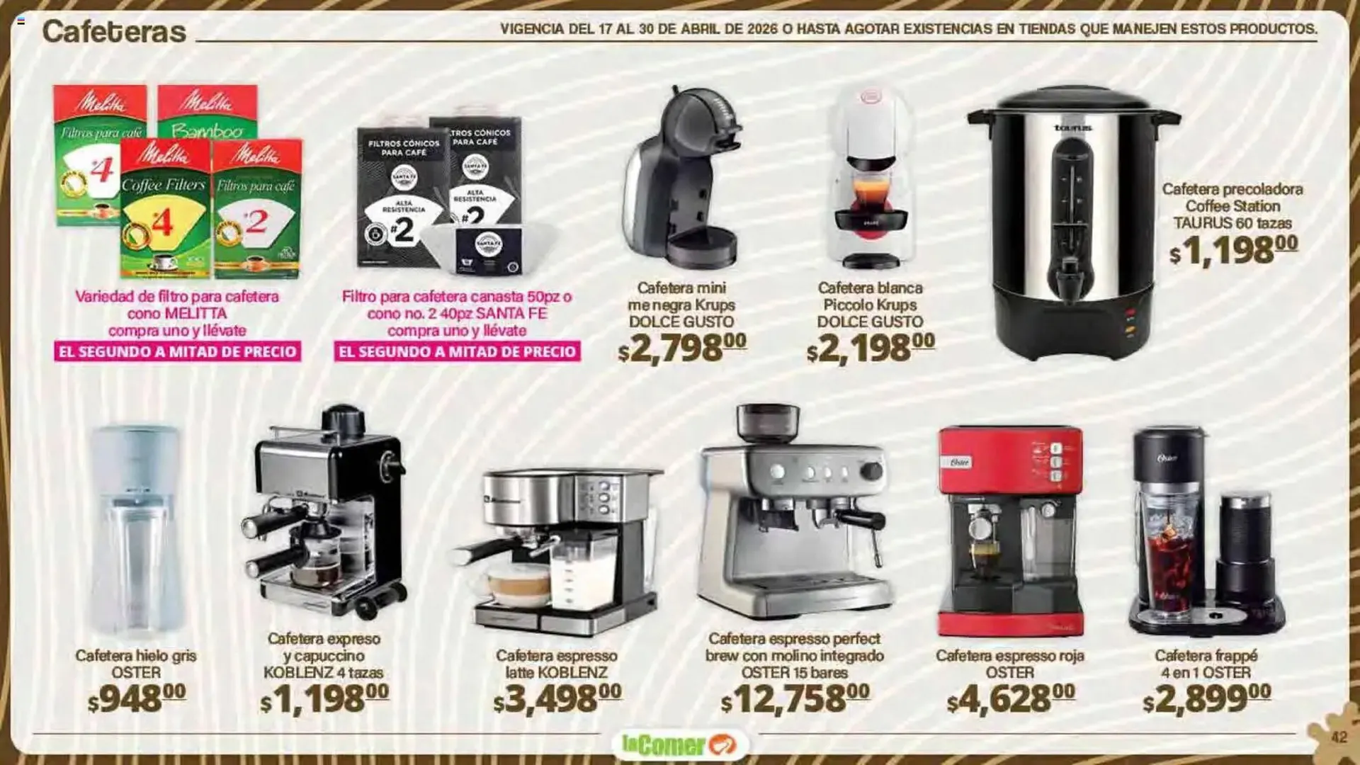 Catálogo de Folleto La Comer 17 de abril al 30 de abril 2026 - Pagina 42