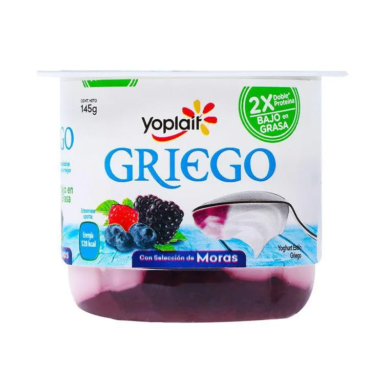 Yoghurt Yoplait Griego Moras 145Gr - Yoplait - 1 pieza