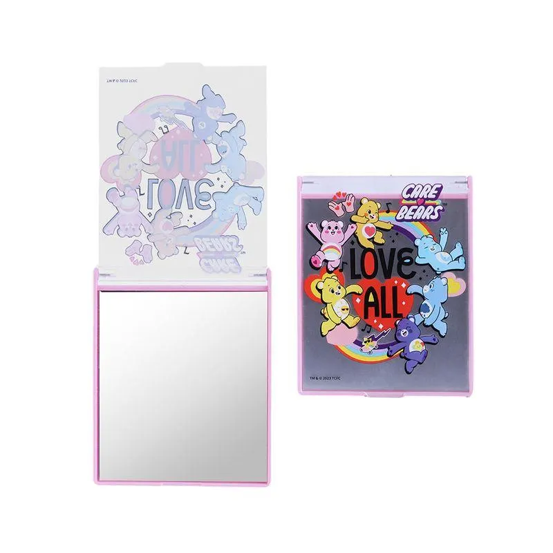 Espejo Compacto Ositos Cariñositos Sintético Rosa