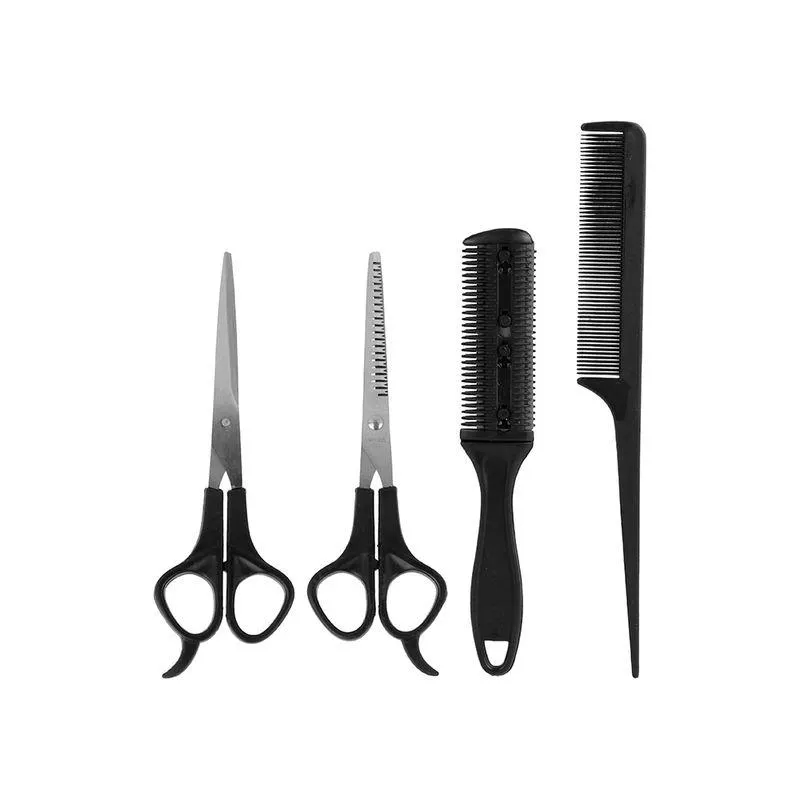 Kit De Peluquería Acero Inoxidable 4 Piezas