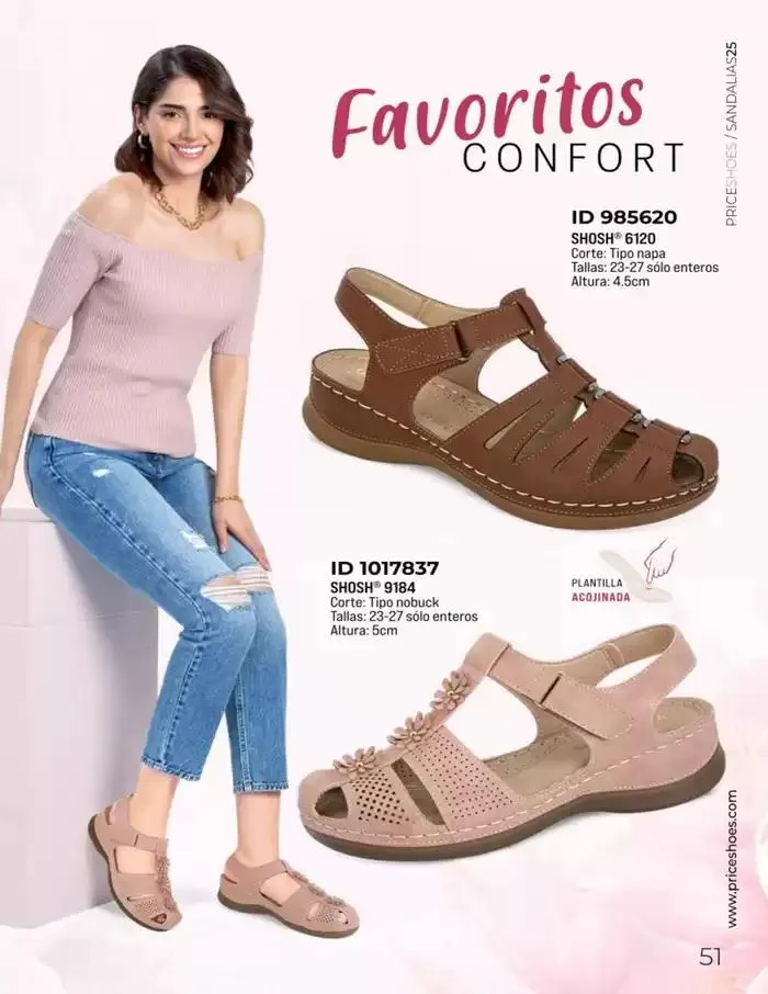 Catálogo de SANDALIAS | CONFORT | 2025 | 1E 11 de marzo al 31 de agosto 2025 - Pagina 51