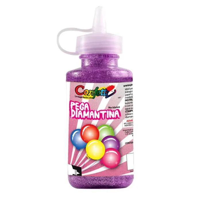 Pegamento con Diamantina Confetti 60 ml.