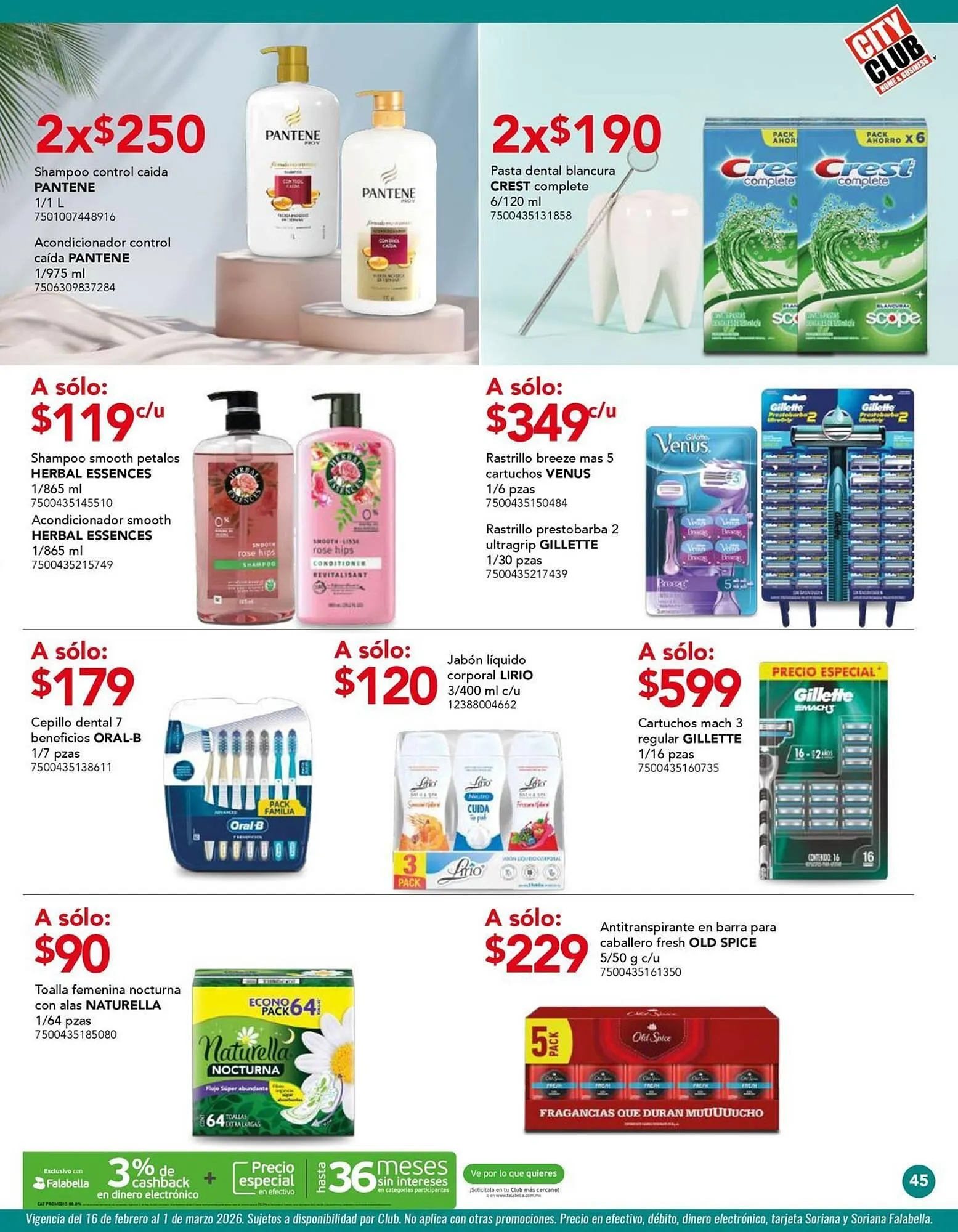 Catálogo de Catálogo City Club 2 de febrero al 1 de marzo 2026 - Pagina 45