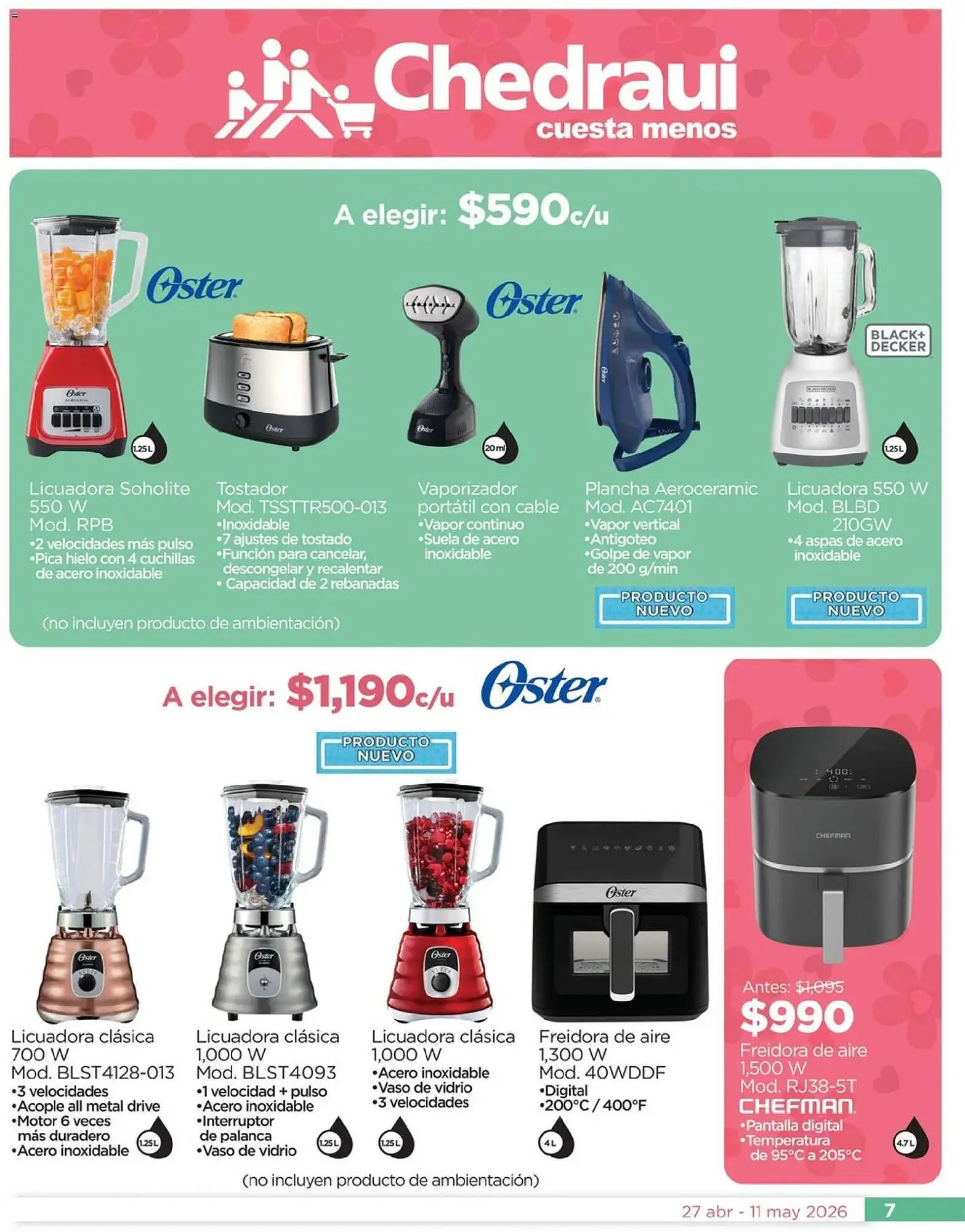 Catálogo de Folleto Chedraui 27 de abril al 12 de mayo 2026 - Pagina 7