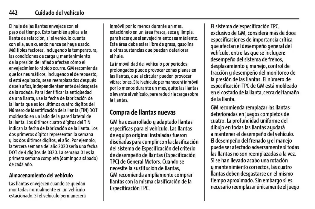 Catálogo de Cheyenne 2025 Manual del propietario 22 de enero al 31 de diciembre 2025 - Pagina 443