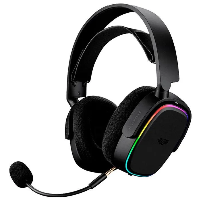 Audifonos Diadema Gamer BALAM RUSH AEON HS999 Inalambrico Microfono flexible USB RGB BR-936934
