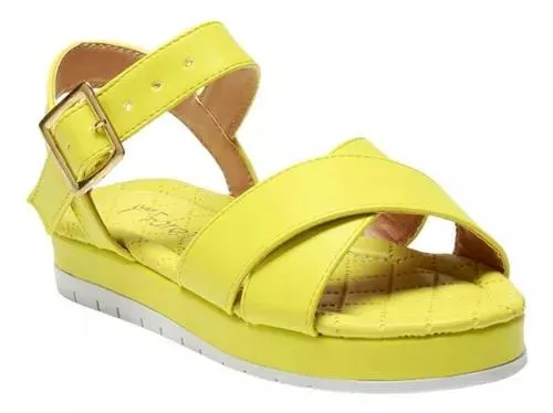 Sandalia Para Niña Abby Verde Neon