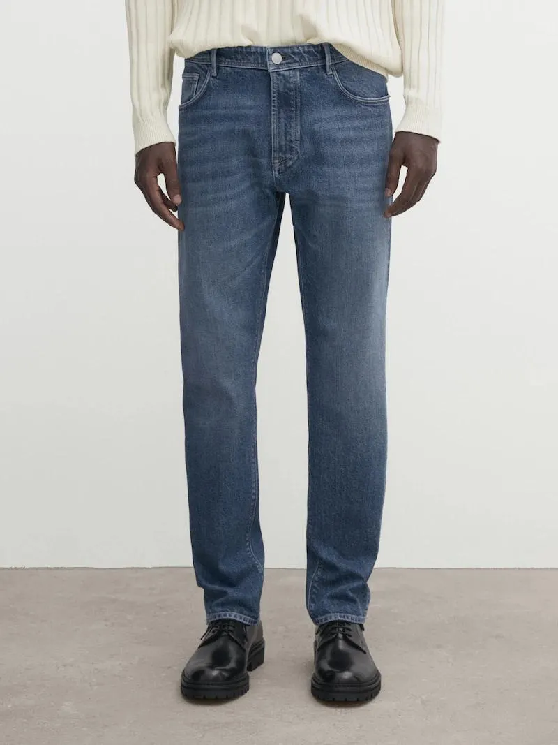 Jeans stone wash slim fit