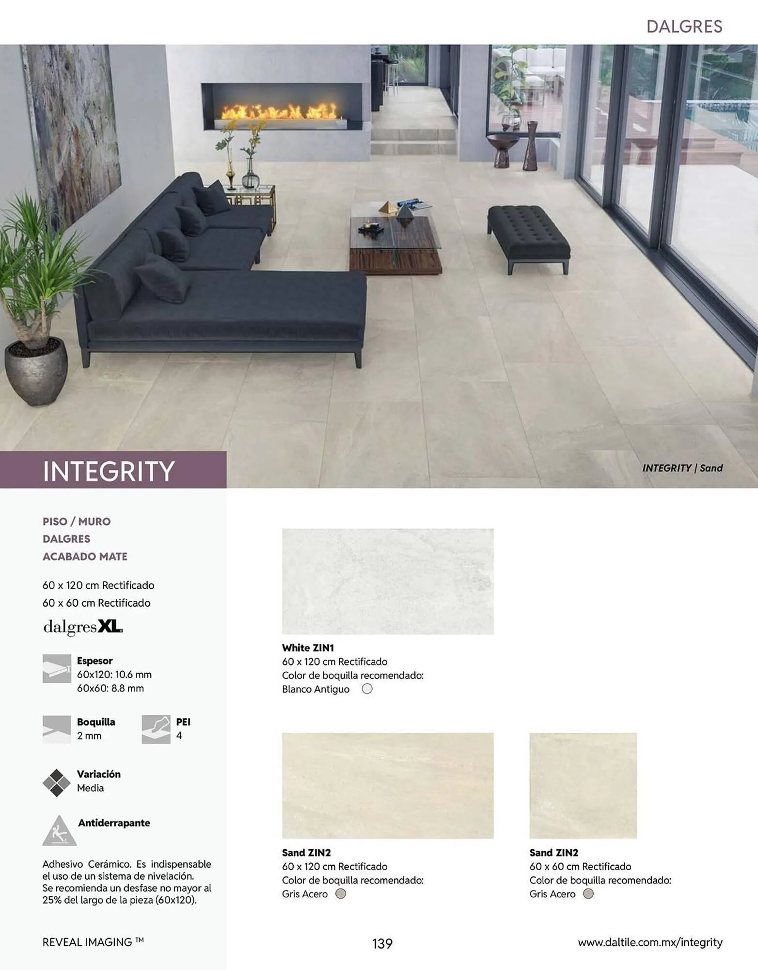 Catálogo de Catálogo Daltile 13 de enero al 31 de diciembre 2026 - Pagina 139