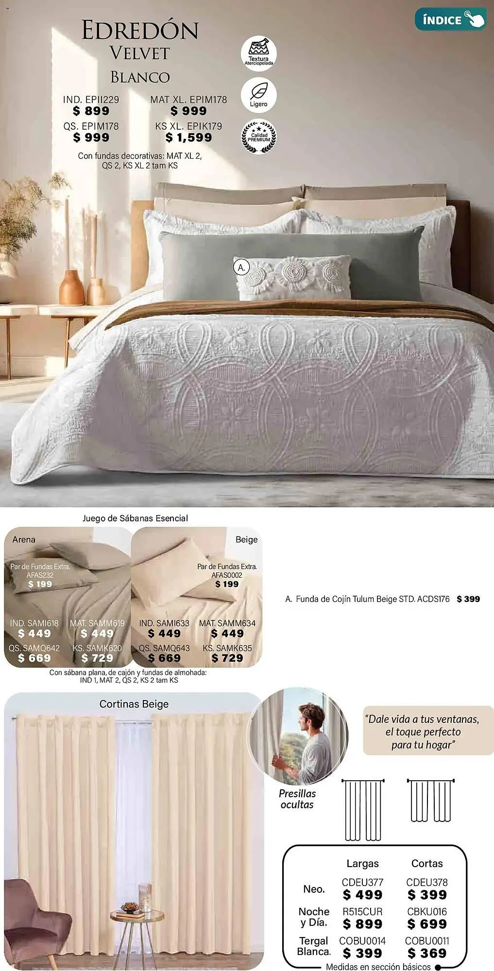 Catálogo de Catálogo Colchas Concord 1 de noviembre al 1 de febrero 2026 - Pagina 366