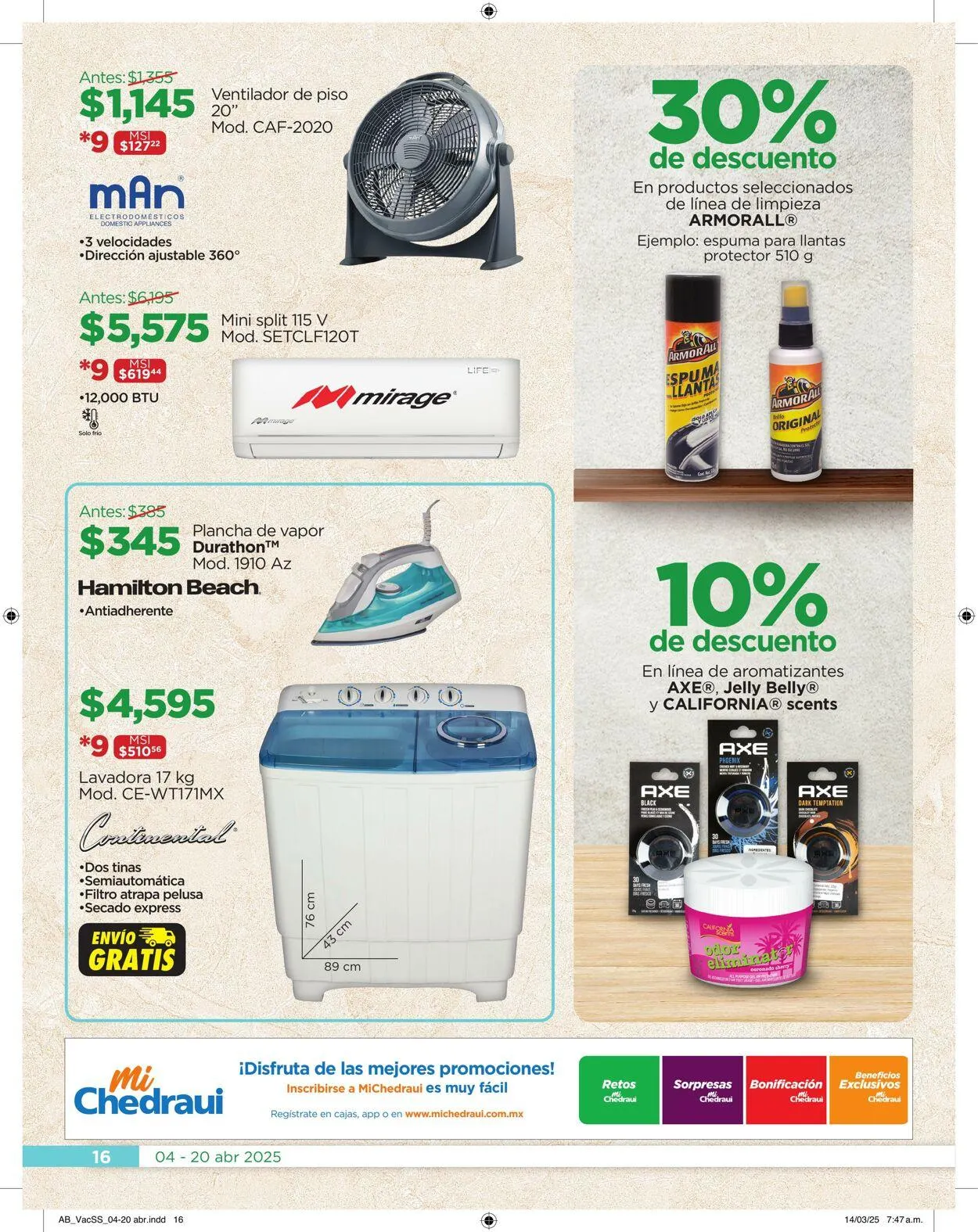 Catálogo de Chedraui Oferta actual 13 de agosto al 27 de agosto 2025 - Pagina 16