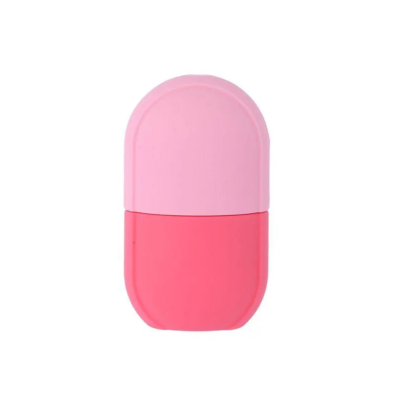 Rodillo De Silicona Facial Rosa