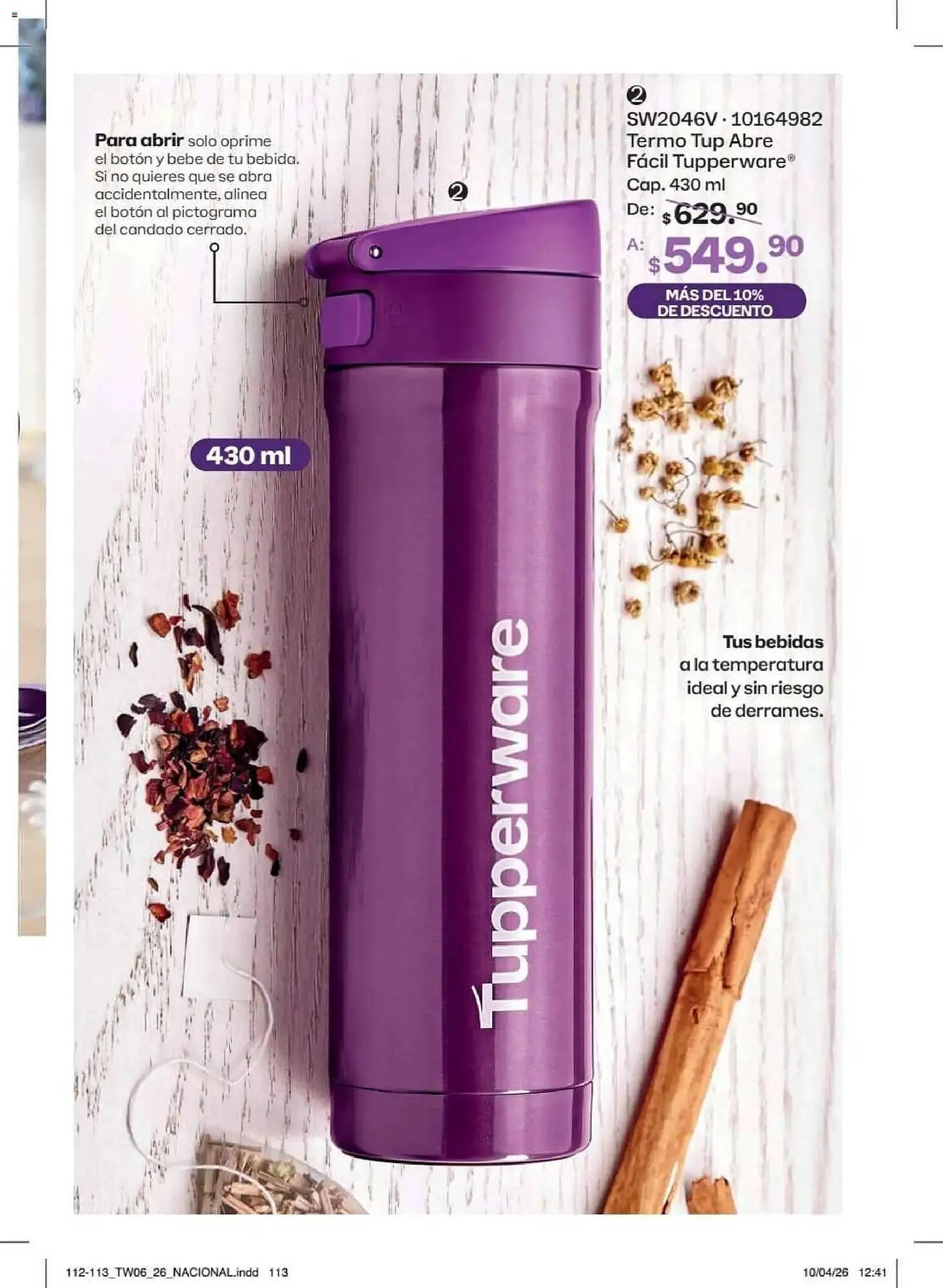 Catálogo de Catálogo Tupperware 18 de mayo al 14 de junio 2026 - Pagina 113