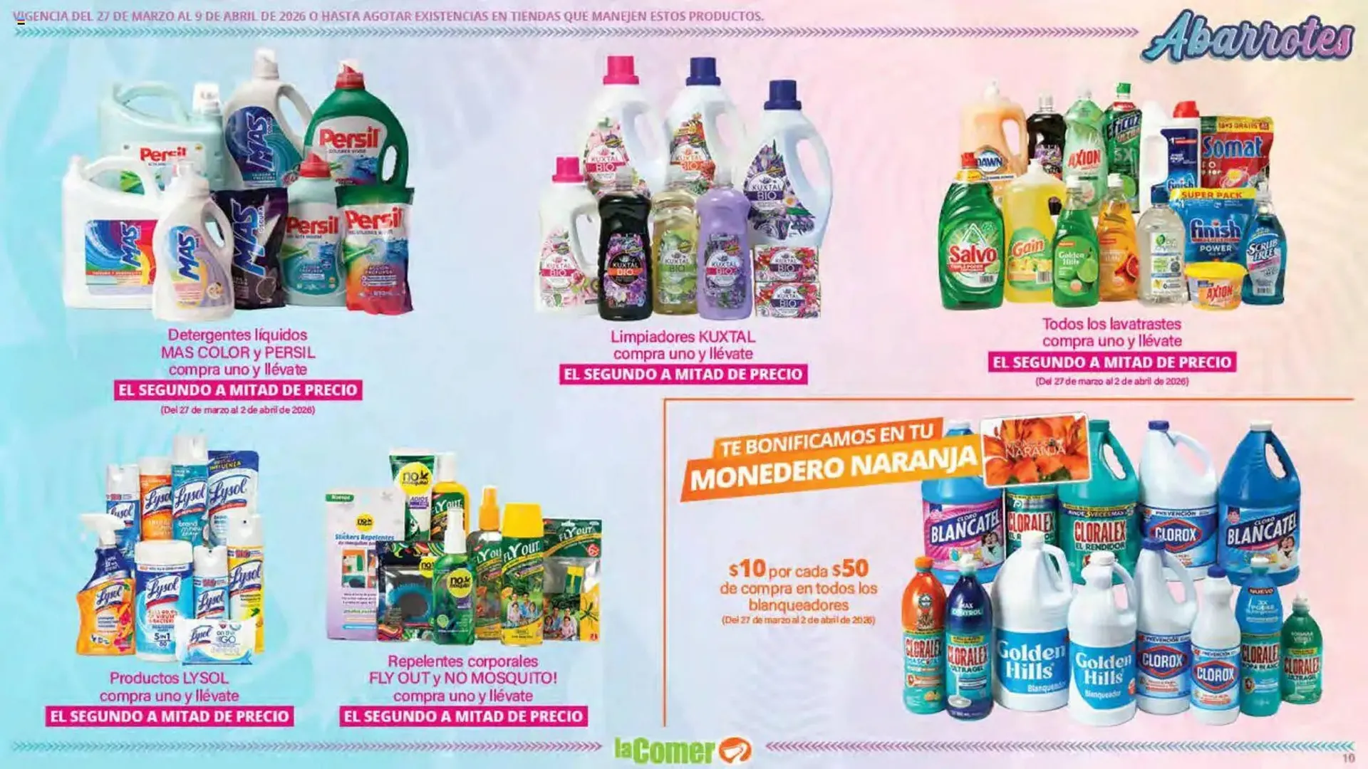 Catálogo de Folleto La Comer 27 de marzo al 10 de abril 2026 - Pagina 10
