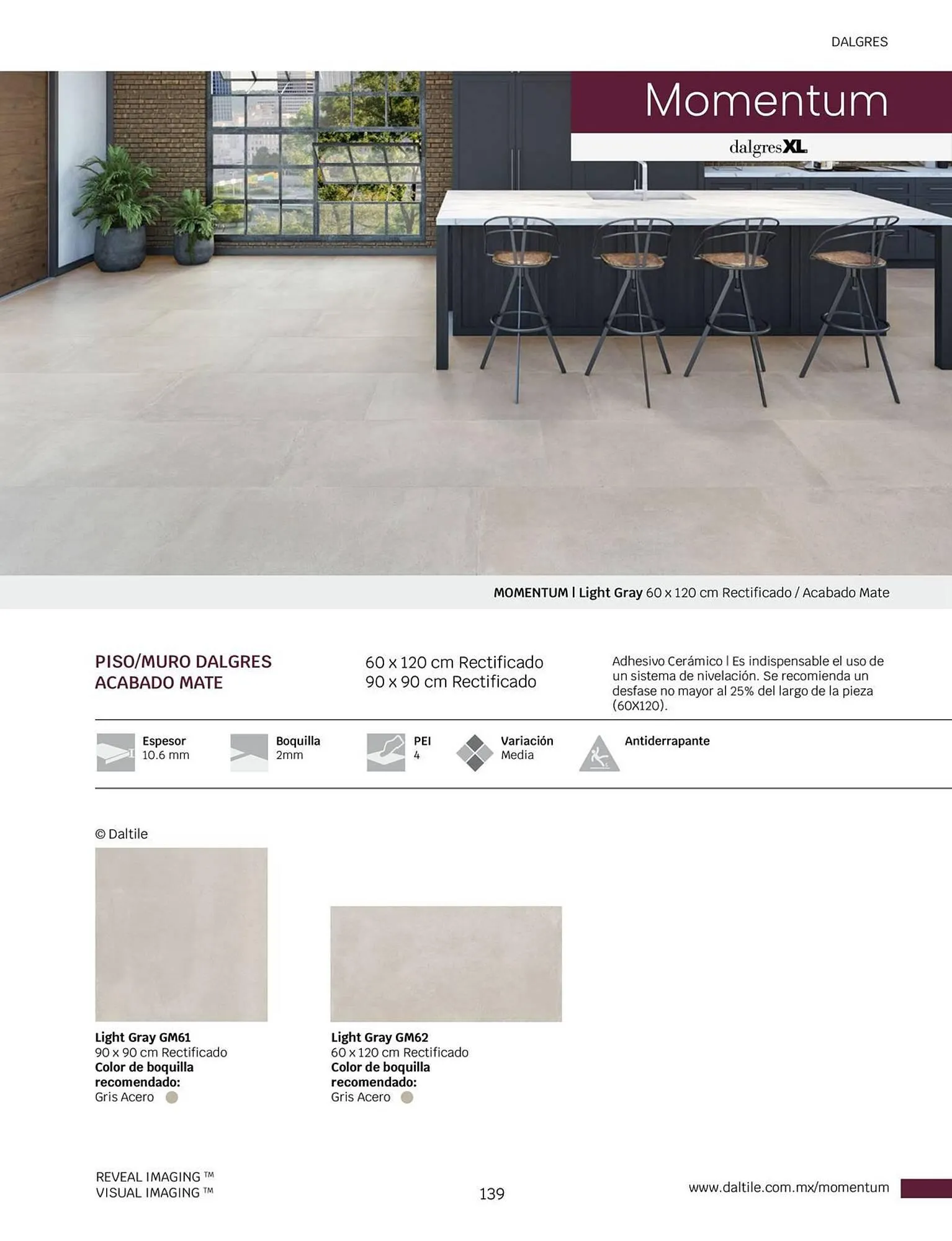 Catálogo de Catálogo Daltile 1 de enero al 31 de diciembre 2024 - Pagina 139