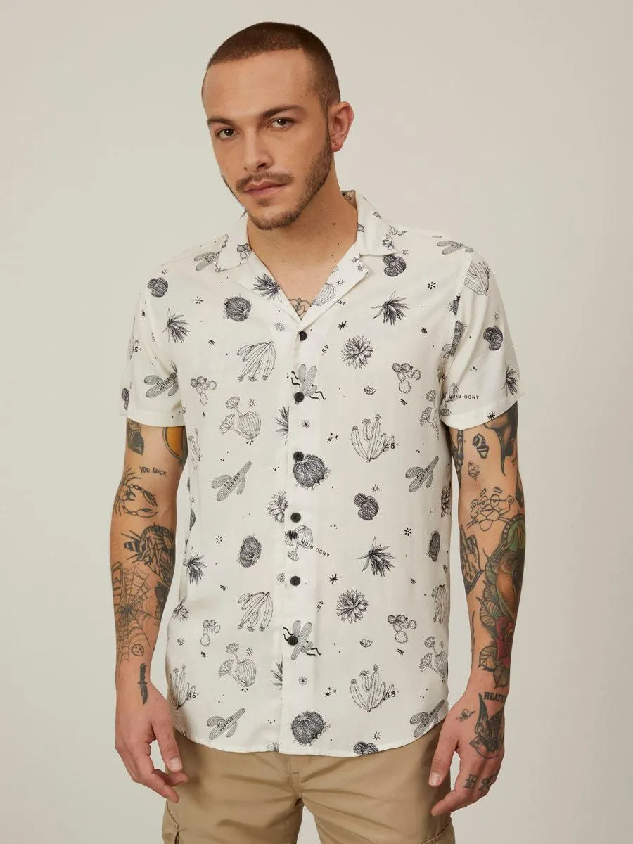 Camisa Manga Corta Estampada