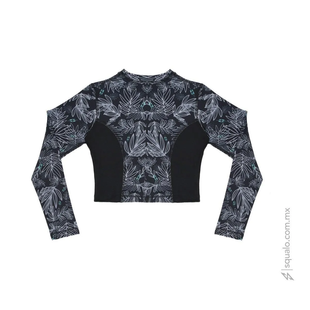 Rashguard Ombliguera Xeko Multicolor Negro