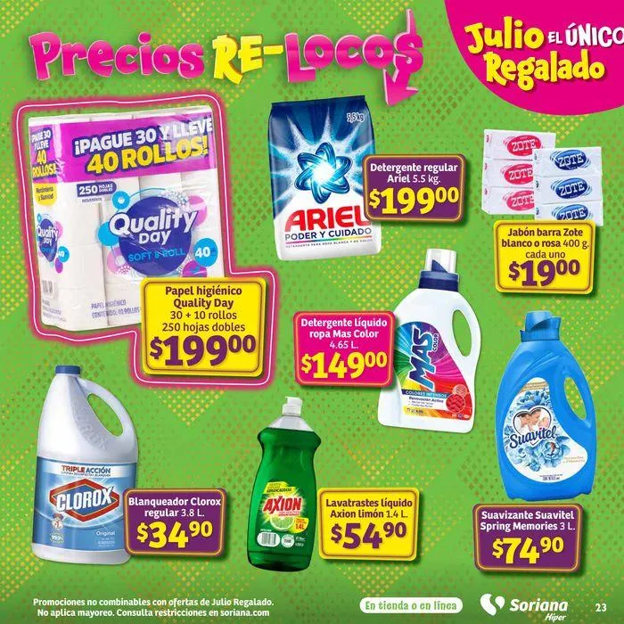 Catálogo de Julio Regalado Híper 12 de julio al 17 de julio 2024 - Pagina 23