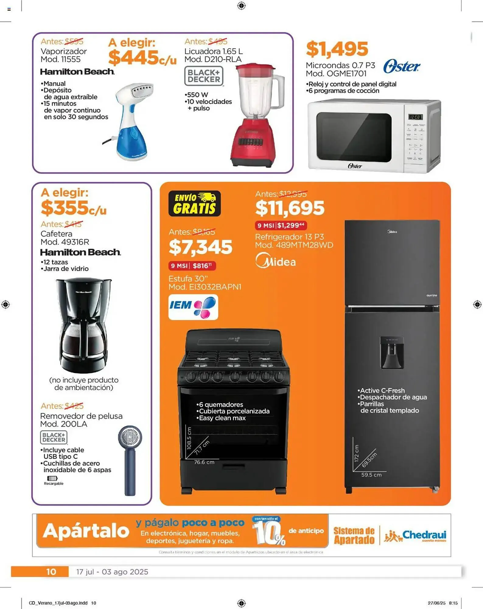 Catálogo de Catálogo Chedraui 17 de julio al 3 de agosto 2025 - Pagina 10
