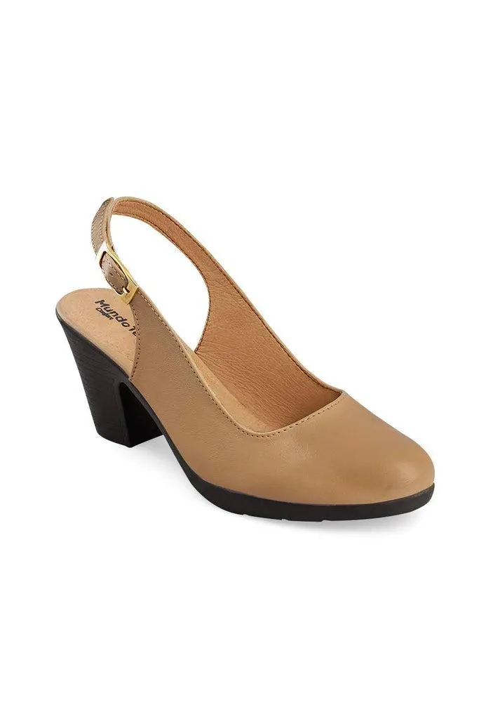 029632 Zapatilla Dama Camel Terra