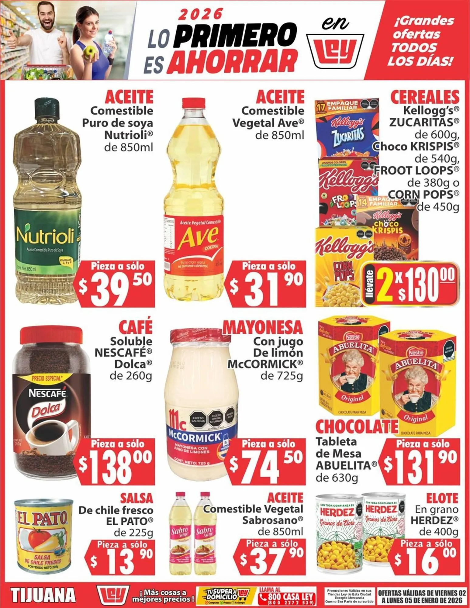 Catálogo de Folleto Casa Ley 2 de enero al 5 de enero 2026 - Pagina 1