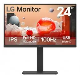 Monitor LG 24BA650-B LED 23.8", 1920x1080 Full HD, 100Hz, HDMI/DisplayPort, Bocinas Integradas, Negro
