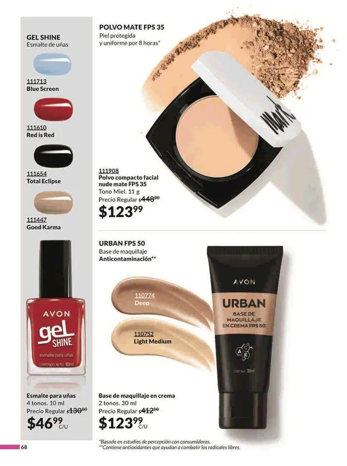 Catálogo de Avon COSMÉTICOS C10 15 de mayo al 19 de junio 2024 - Pagina 68