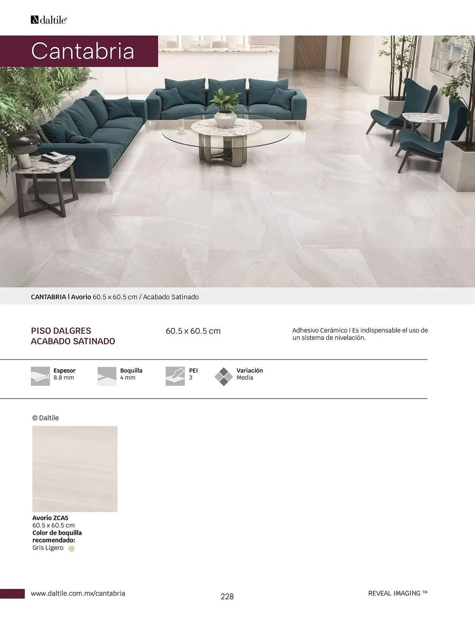 Catálogo de Catálogo Daltile 1 de enero al 31 de diciembre 2024 - Pagina 228