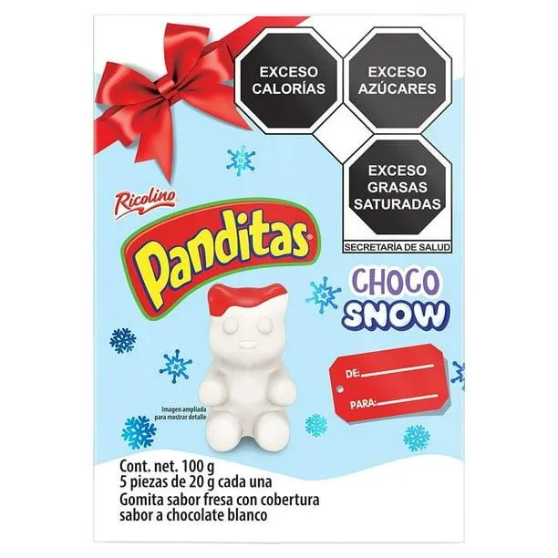 Panditas Choco Snow 5 piezas