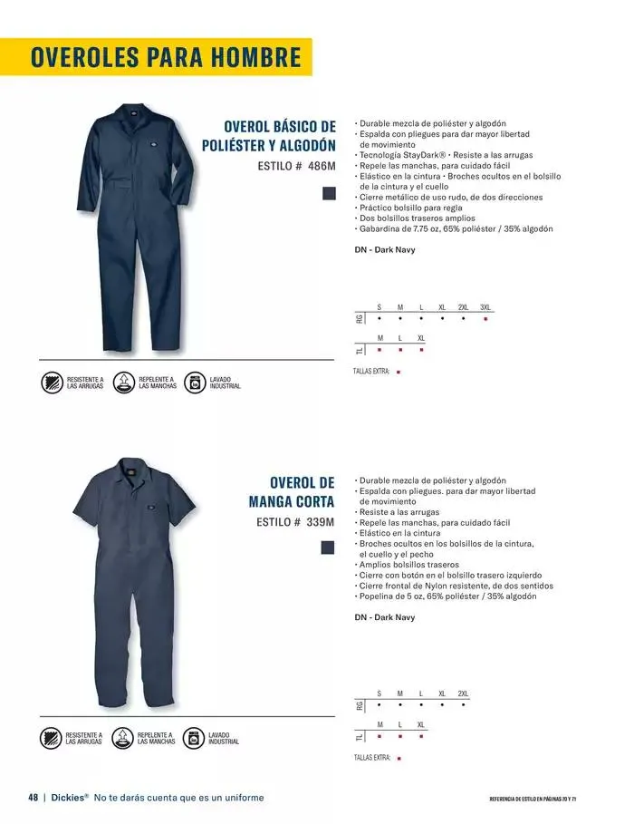 Catálogo de B2B Dickies Catalog 23 de octubre al 30 de abril 2025 - Pagina 48