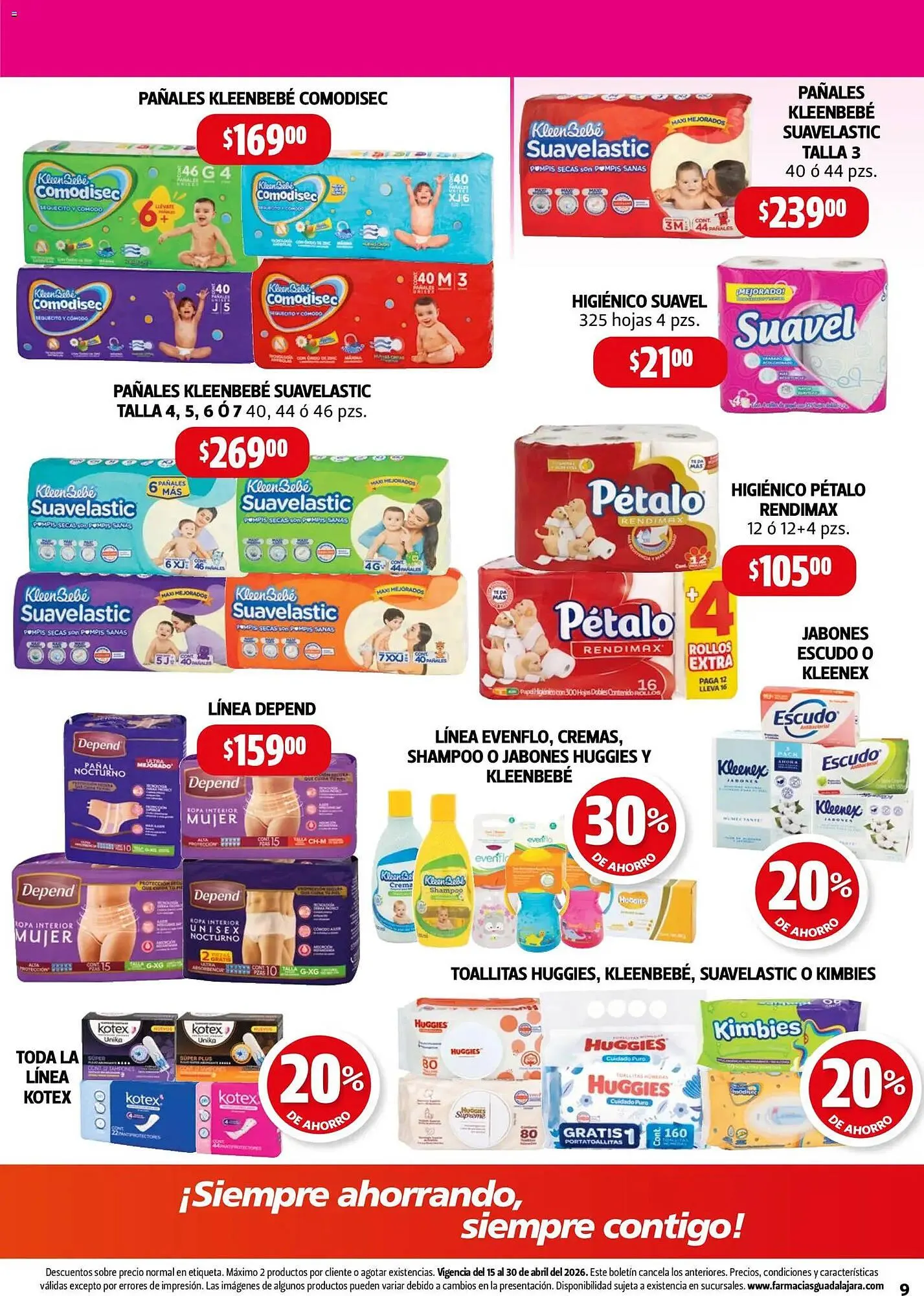 Catálogo de Folleto Farmacias Guadalajara 15 de abril al 1 de mayo 2026 - Pagina 9