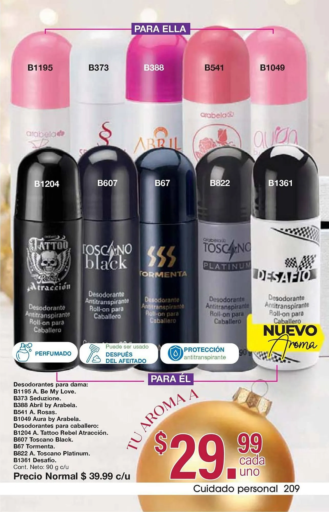 Catálogo de Catálogo Arabela 20 de noviembre al 31 de diciembre 2025 - Pagina 183