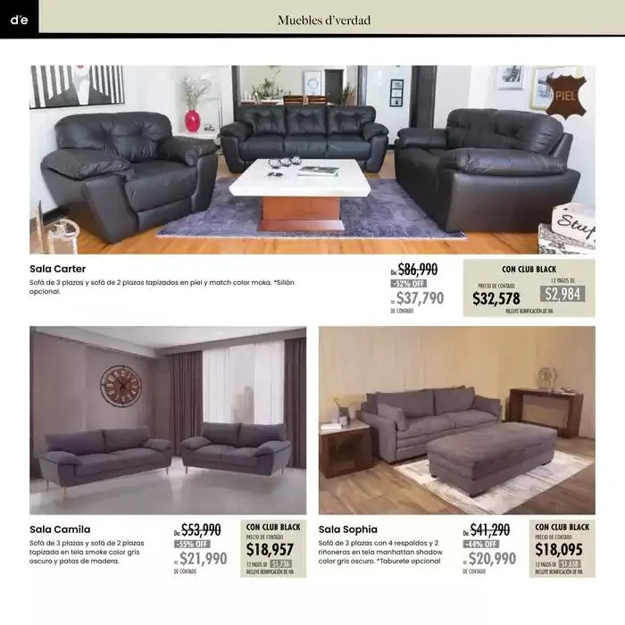 Catálogo de Muebles que Conectan Contigo 6 de enero al 12 de enero 2025 - Pagina 4