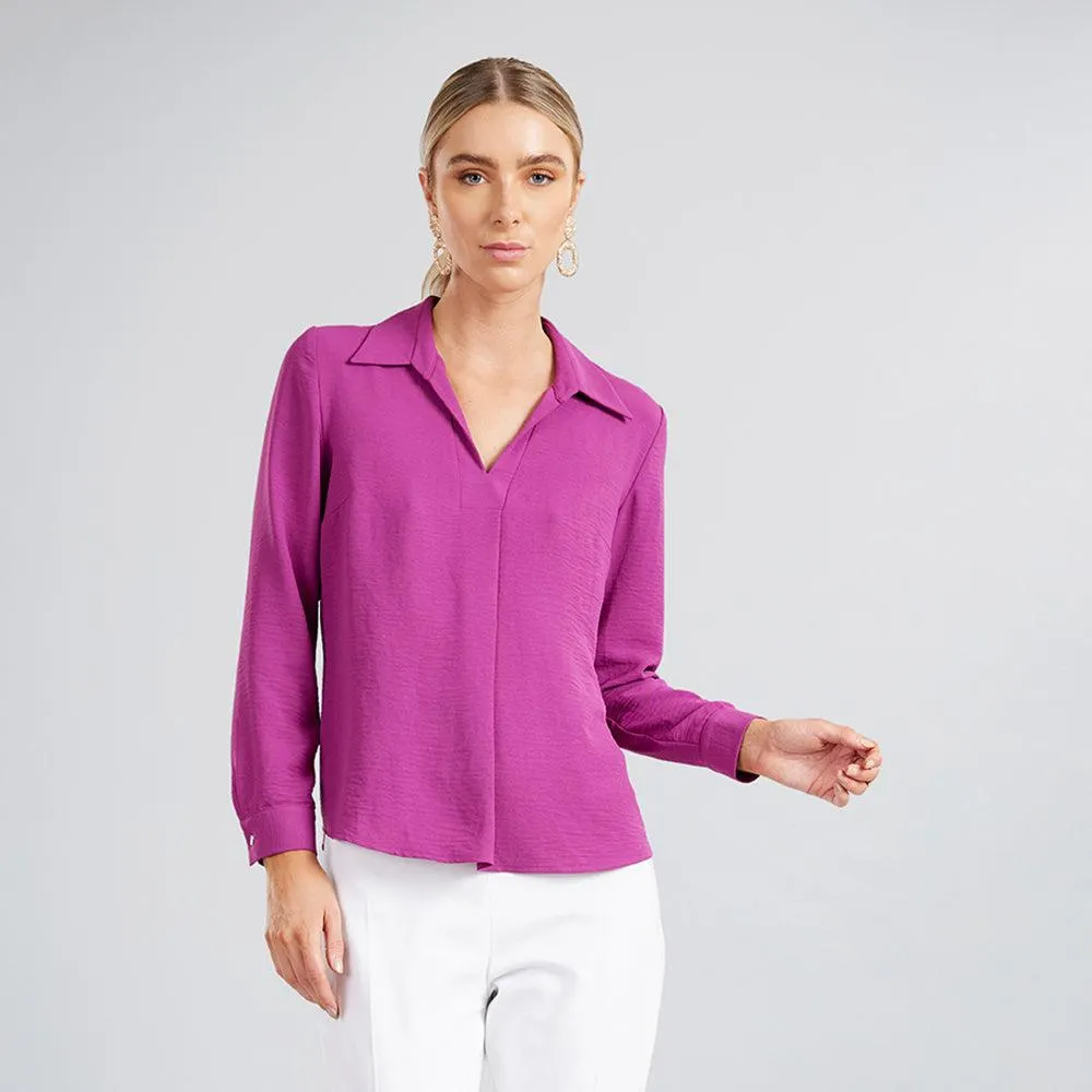 Blusa Cuello Camisero