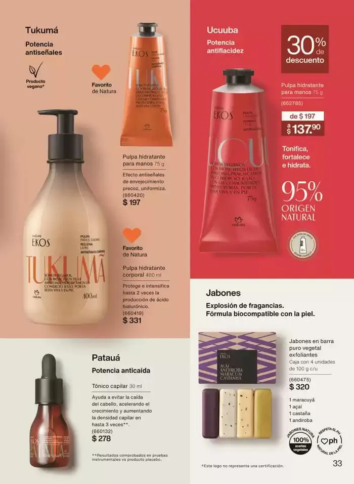 Catálogo de Avon Folleto Natura C2 3 de enero al 3 de febrero 2025 - Pagina 33